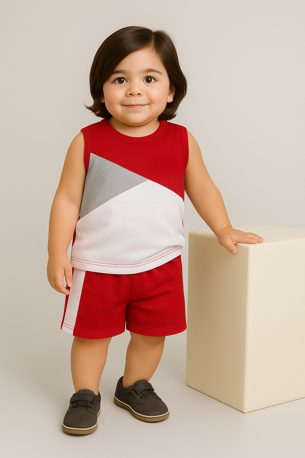 Cool Sleeveless Shorts Set