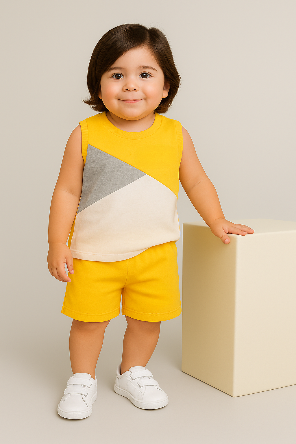 Cool Sleeveless Shorts Set