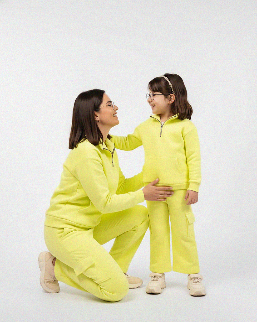 Mom & Me Neon Cargo Set