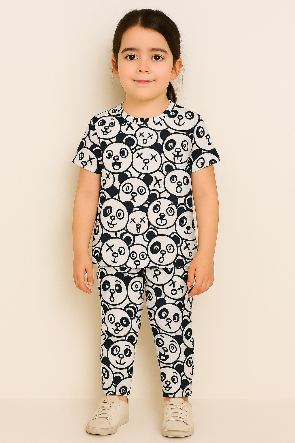 Cartoon Graphic Kids Pajama Set