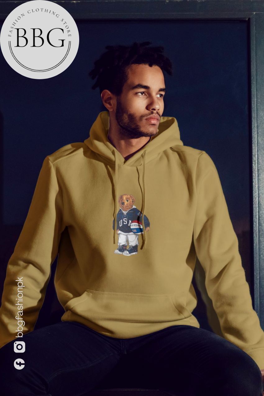 Football Bear Hoodie