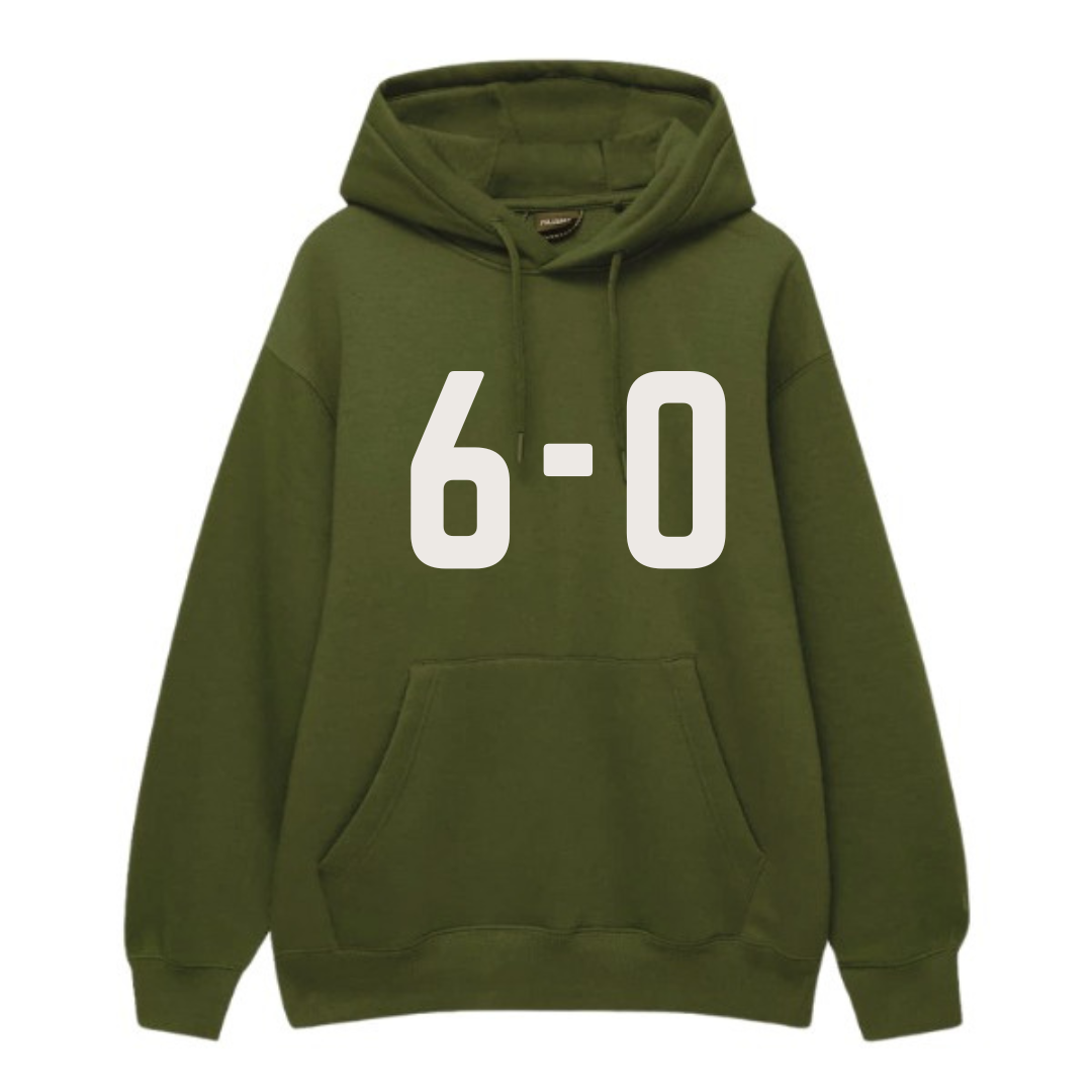 6-0 Puff Vinyl Print Hoodie – Premium Unisex Streetwear