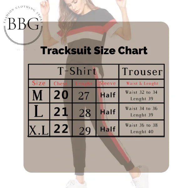 Charcoal Grey Double Panel Tracksuit for Women