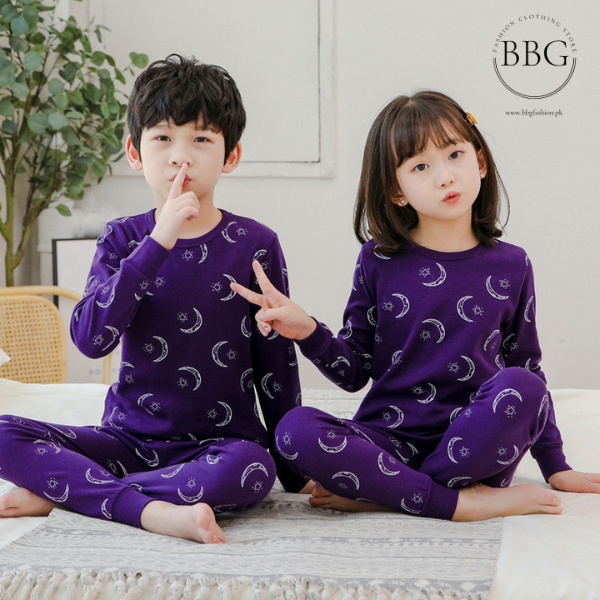 Purple Moon Kids Nightsuit