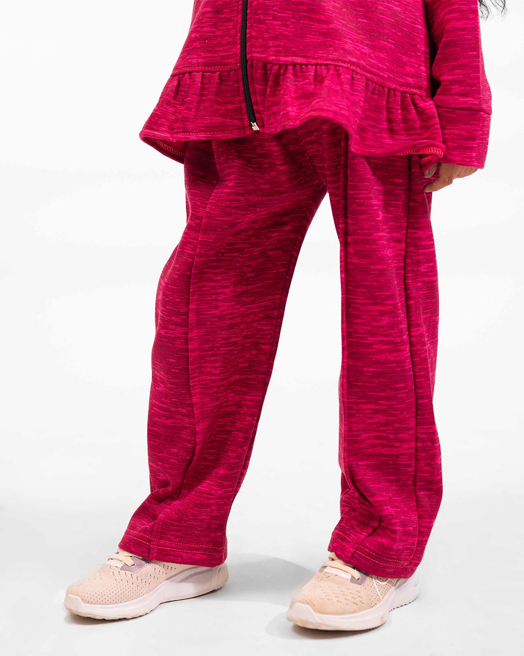 Girls Premium Fleece Set – Berry Blush