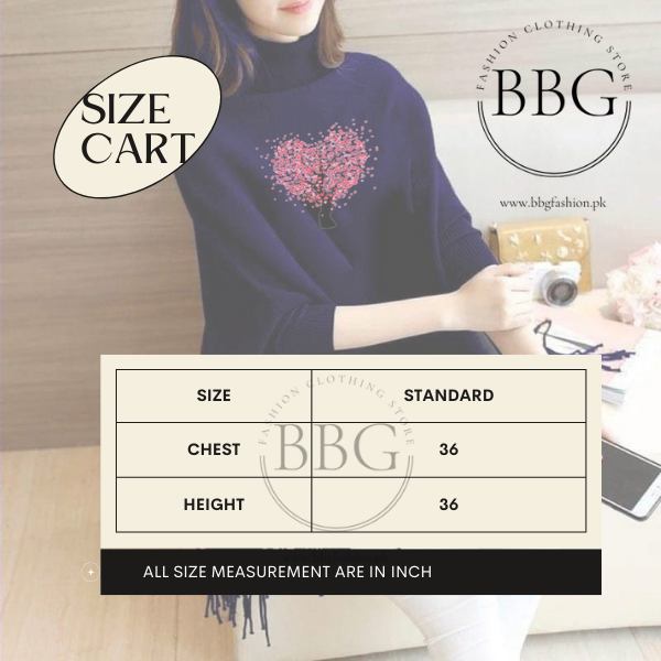 Pink Flying Butterfly Printed Poncho