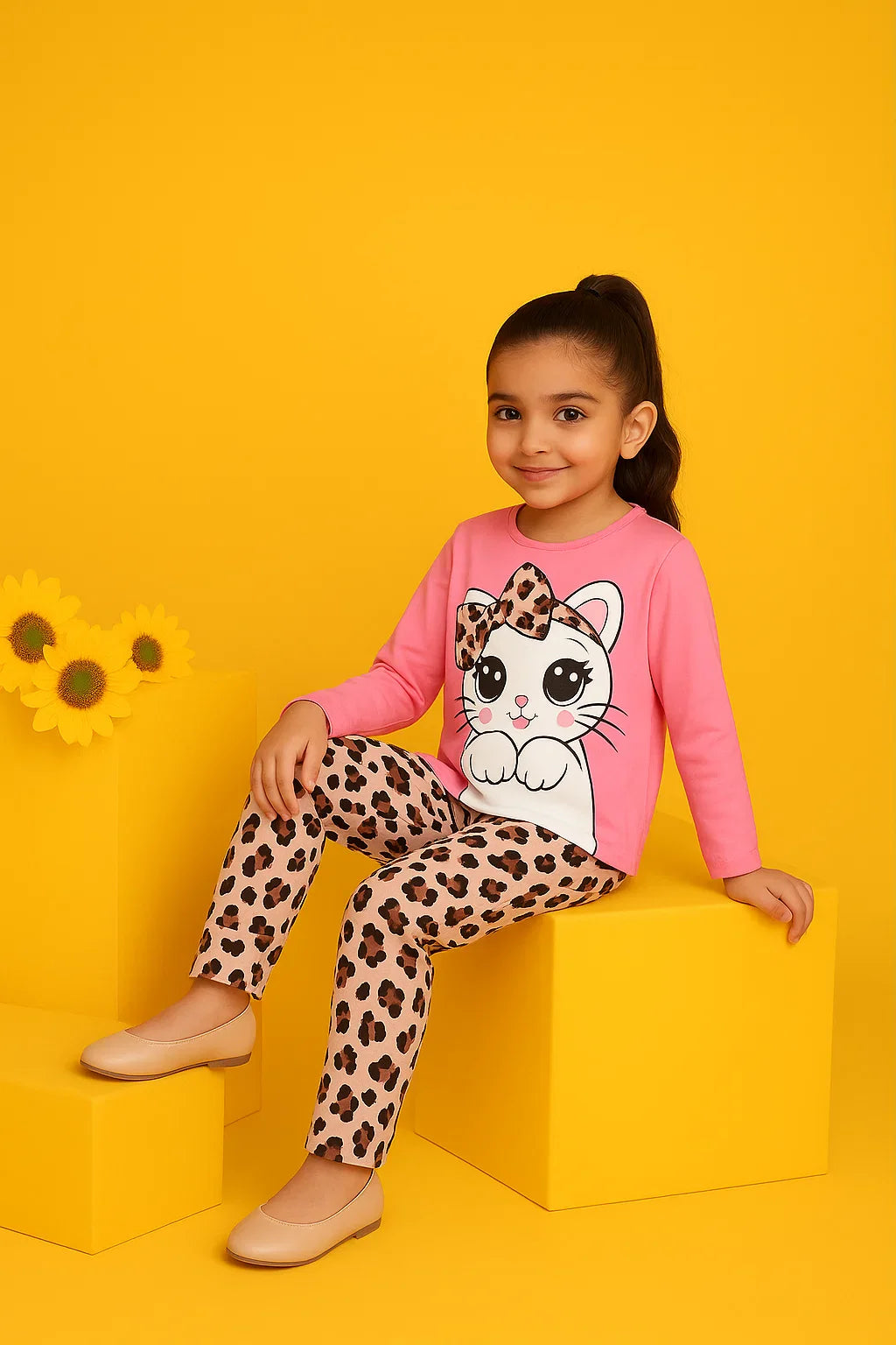 Pink Cat Kidswear